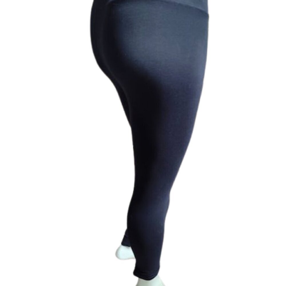 Champion Black Logo Spandex Leggings Size Large - Picture 5 of 10
